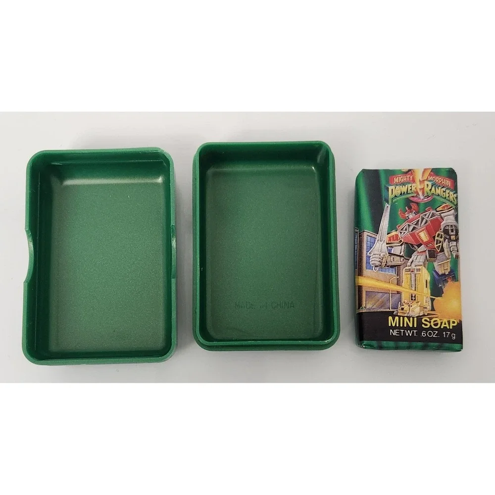 RARE Vintage 1994 Saban Mightly Morphin Power‎ Ranger Mini Soap Holder & New Bar